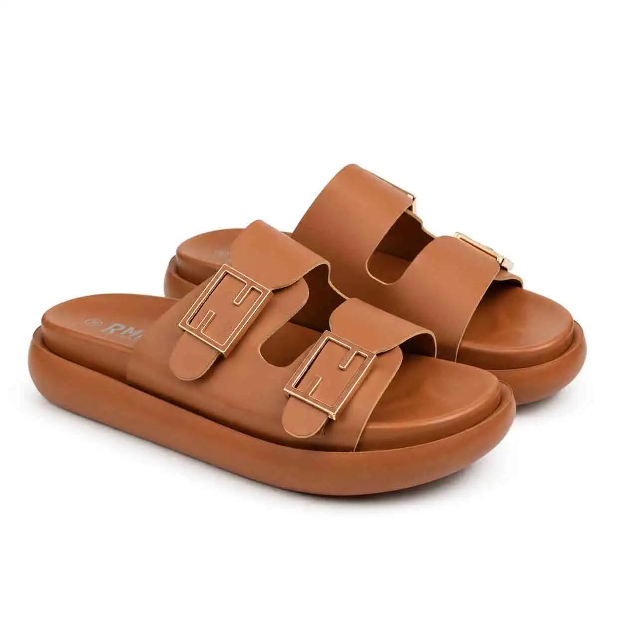 Sandale Compense pour femme 8099 marron miniature